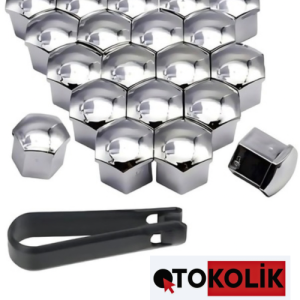 BİJON KAPAĞI KROM-SİYAH-KIRMIZI