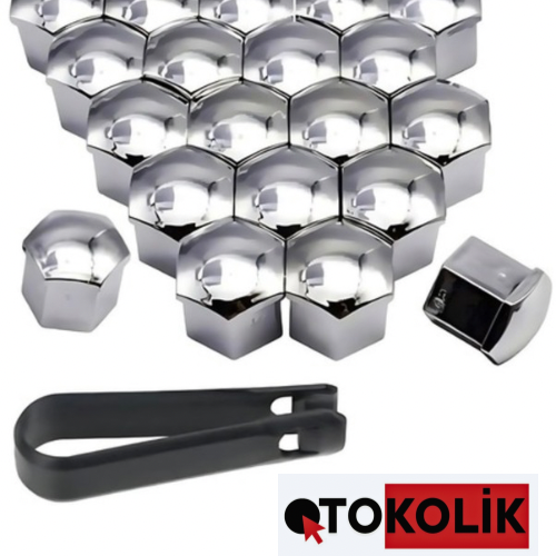 BİJON KAPAĞI KROM-SİYAH-KIRMIZI