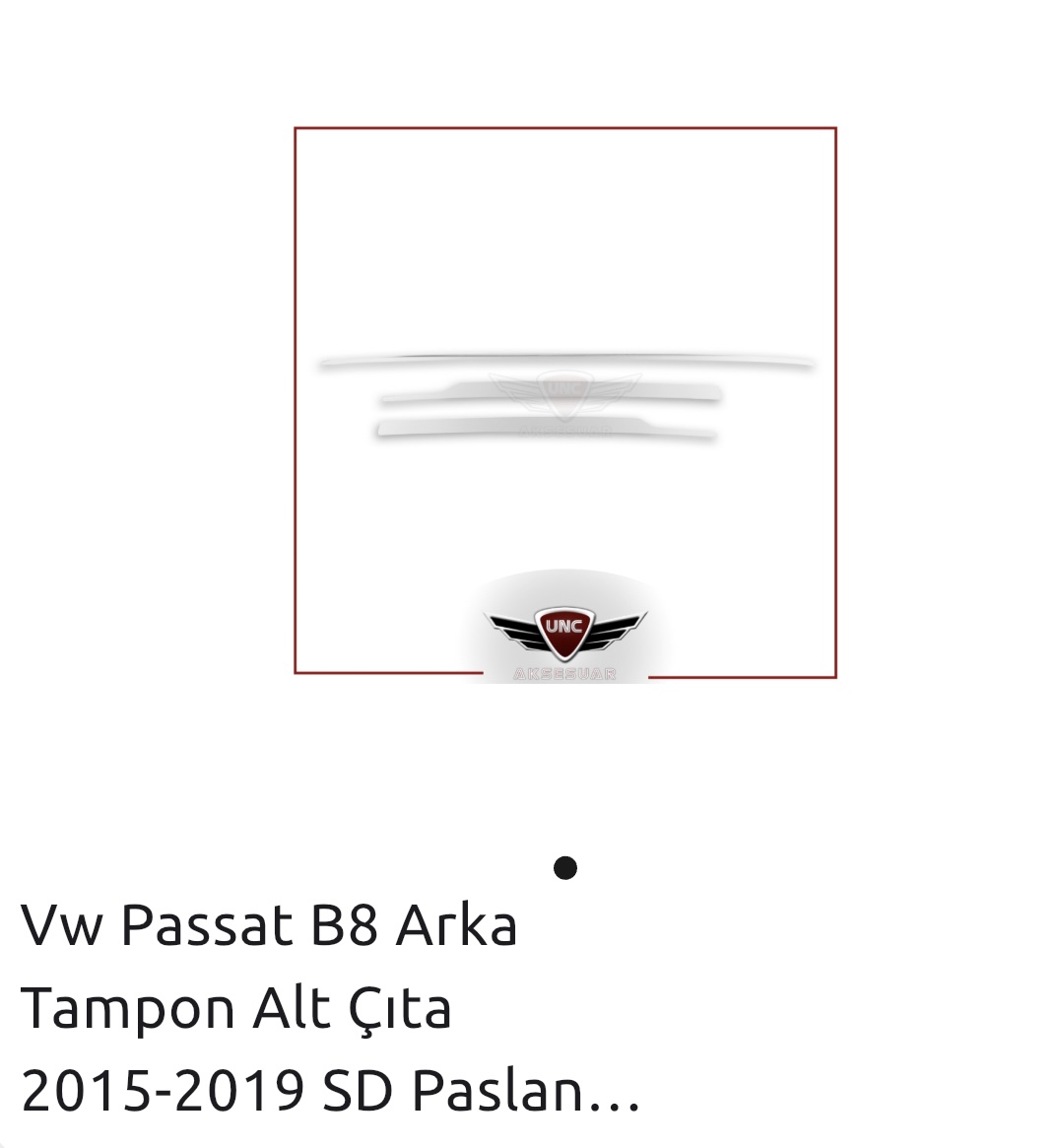 PASSAT B8 ARKA TAMPON ALT ÇITA 2015-2019