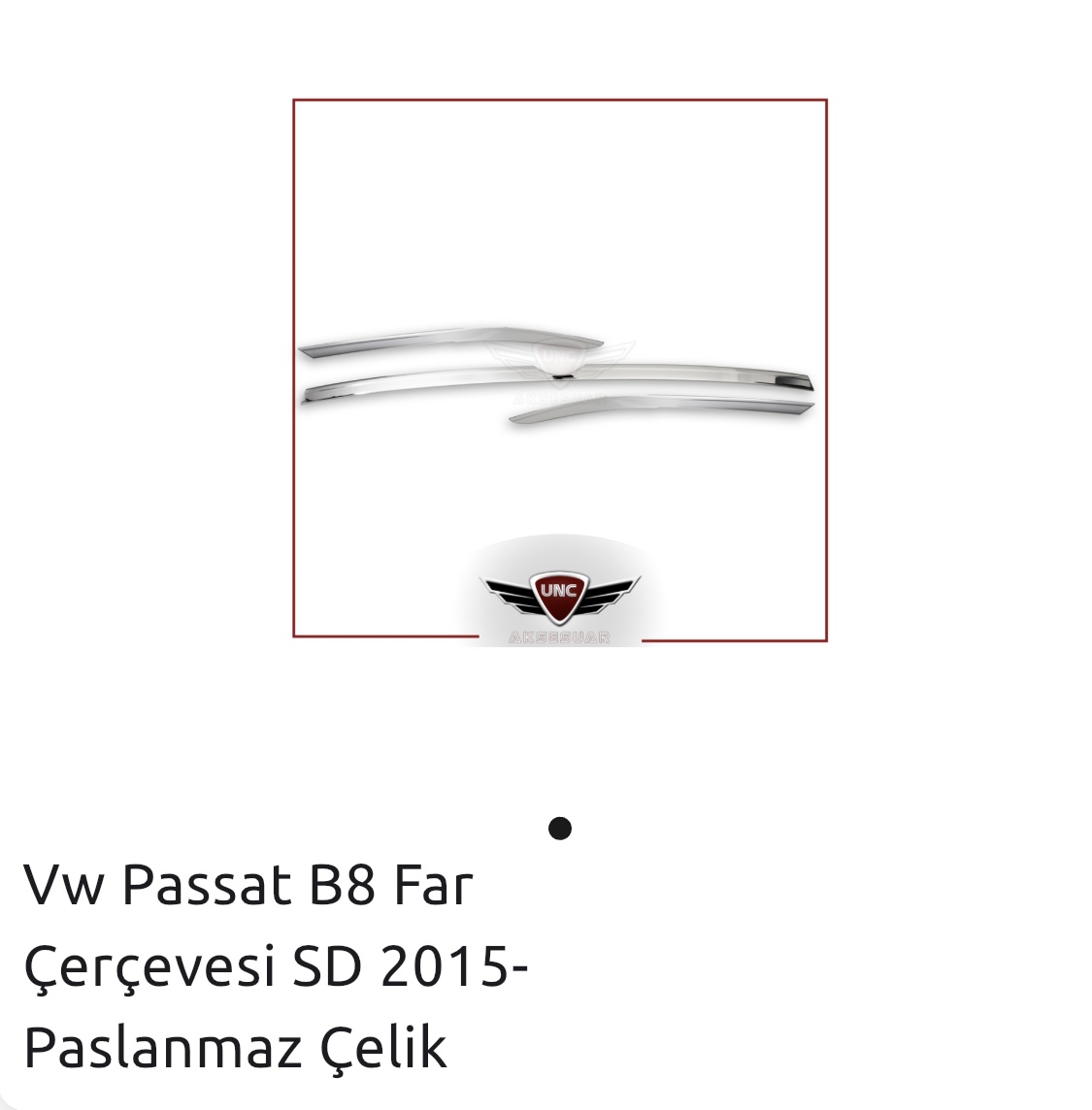 PASSAT B8 FAR ÇERÇEVESİ SD 2015- PASLANMAZ ÇELİK