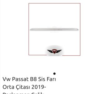 PASSAT B8 SİS FARI ORTA ÇITASI 2019-PASLANMAZ ÇELİK