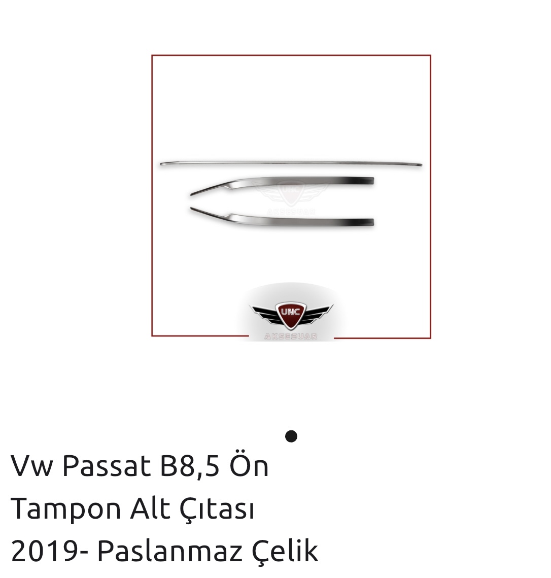 PASSAT B8,5 ÖN TAMPON ALT ÇITASI 2019