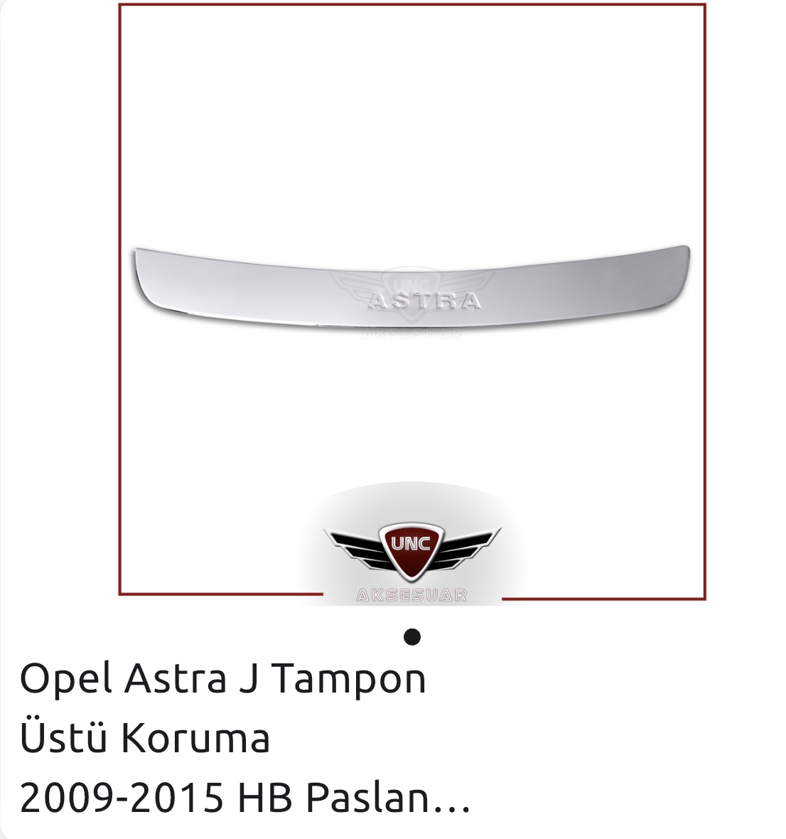 OPEL ASTRA J TAMPON ÜSTÜ KORUMA HATCBACK 2009-2015