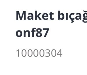 FİLM ÇEKME APARATI 10 MAKET BIÇAĞI(10 Lu)