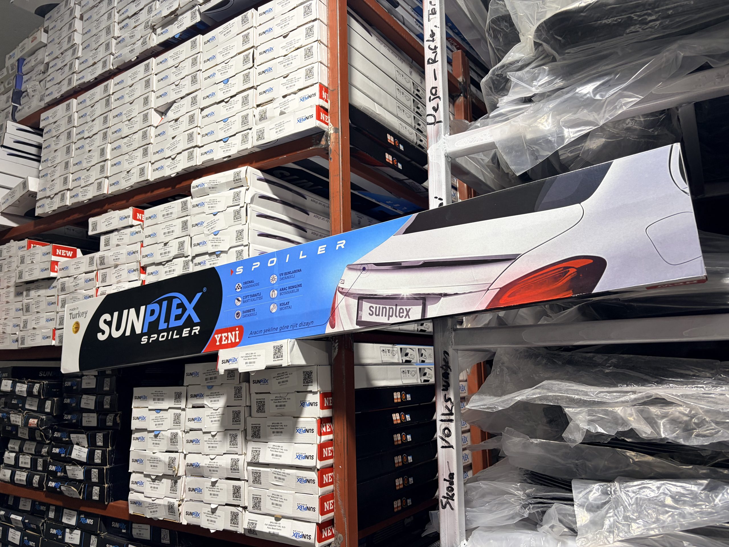 SUNPLEX SPOİLER B8-Fluence-Megane4-Focus3-Jetta-Astra J-Octavia-301-Egea-SüperB-Corolla-