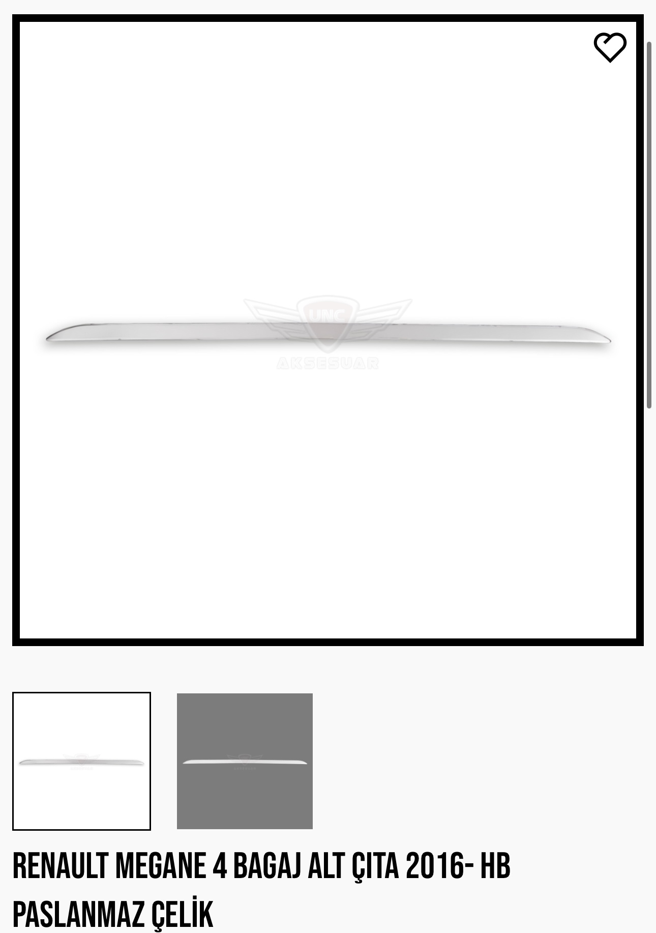 RENAULT MEGANE 4 BAGAJ ALT ÇITA 2016 HATCBACK