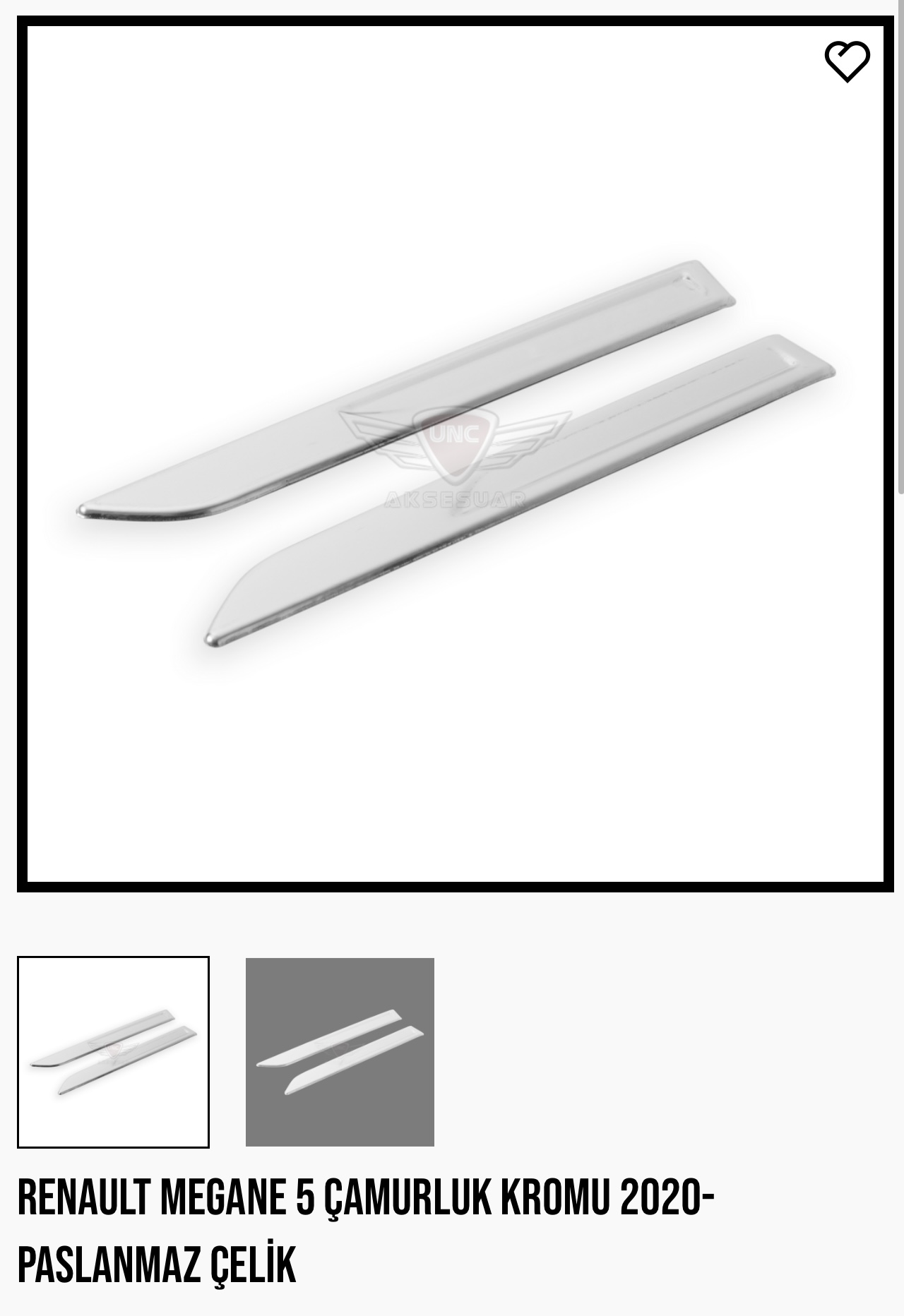RENAULT MEGANE 5 ÇAMURLUK KROMU 2020-