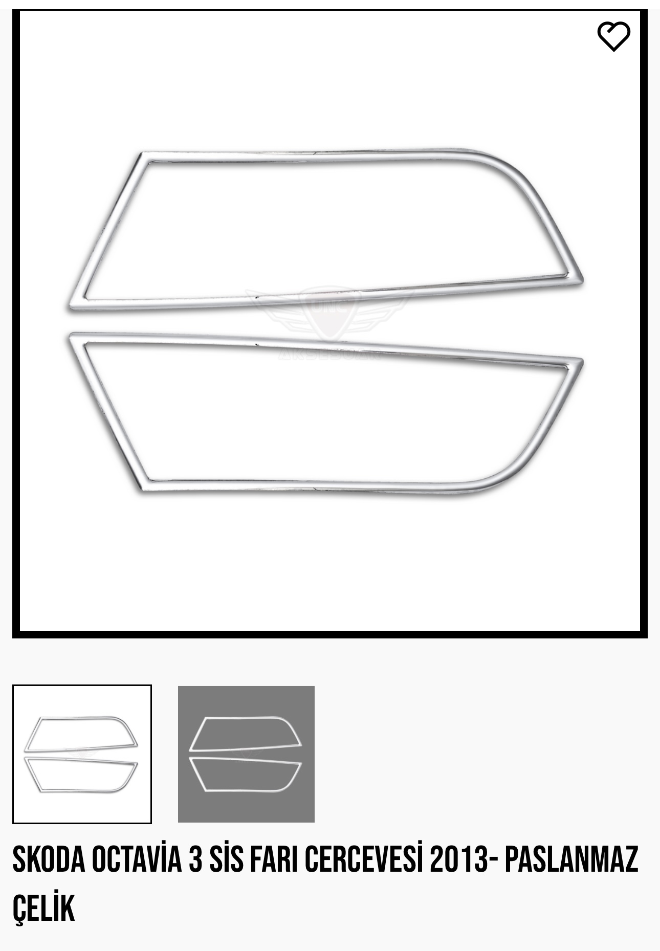 SKODA OCTAVİA 3 SİS FARI ÇERÇEVESİ 2013