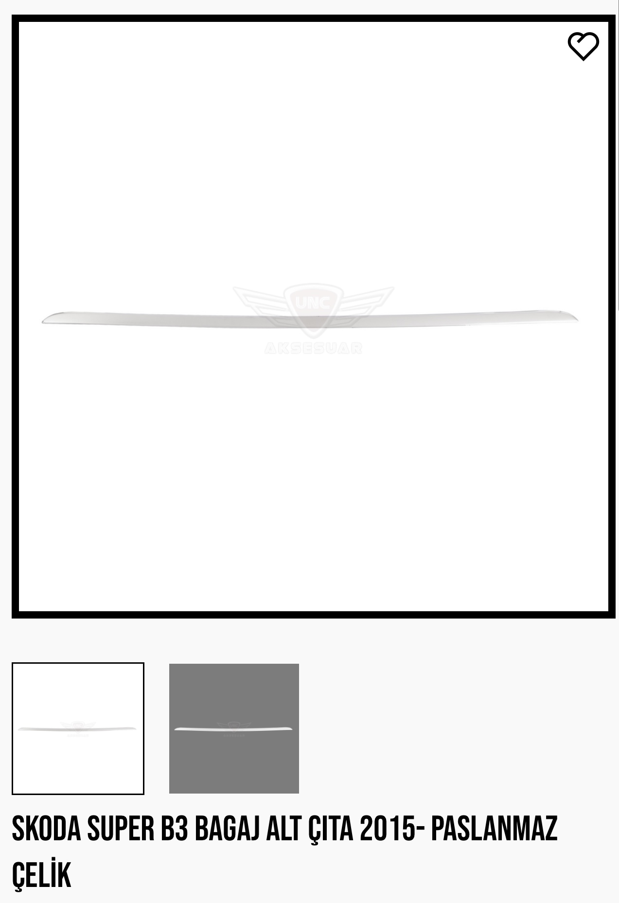 SKODA SÜPER B3 BAGAJ ALT ÇITA 2015-